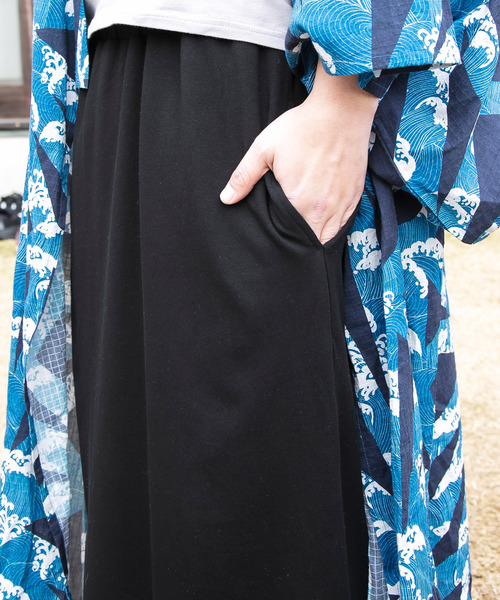 カヤ（カヤ）の「【カヤ】湯のゆるりメンズワイドパンツ（その他パンツ・メンズ・ブルー/ライトグレー/ブラウン/スミクロ・FREE）」の9枚目の写真