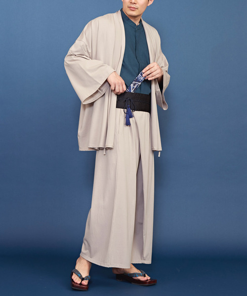 カヤ（カヤ）の「【カヤ】湯のゆるりメンズワイドパンツ（その他パンツ・メンズ・ブルー/ライトグレー/ブラウン/スミクロ・FREE）」の16枚目の写真