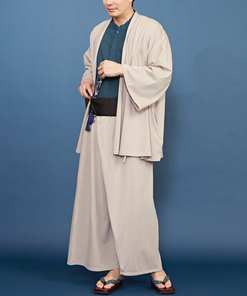 カヤ（カヤ）の「【カヤ】湯のゆるりメンズワイドパンツ（その他パンツ・メンズ・ブルー/ライトグレー/ブラウン/スミクロ・FREE）」の17枚目の写真