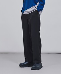 tk.TAKEO KIKUCHI | 360度ストレッチワイドストレートパンツ(スラックス)