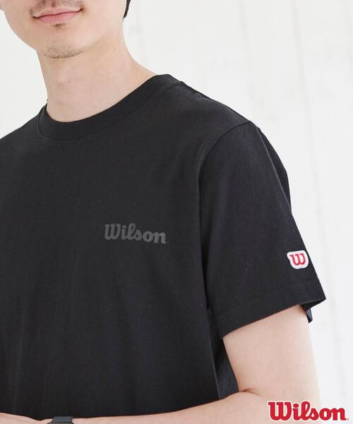 wilson(ウィルソン)の「WILSON(ウィルソン)別注プリントTシャツ(Tシャツ/カットソー・メンズ・ネイビー/ブラック/グレー・S/M/L/XL)」の8枚目の写真