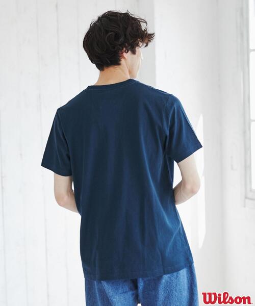 wilson(ウィルソン)の「WILSON(ウィルソン)別注プリントTシャツ(Tシャツ/カットソー・メンズ・ネイビー/ブラック/グレー・S/M/L/XL)」の20枚目の写真
