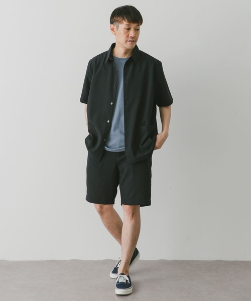 URBAN RESEARCH DOORS（アーバンリサーチドアーズ）の「『セットアップ対応』『UR TECH DRYLUXE』イージーケア ショーツ（その他パンツ・メンズ・ネイビー/ベージュ/ブルー系その他・MEDIUM/LARGE）」の18枚目の写真