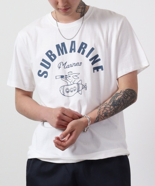 ACE(エース)の「ACE USA コットン 半袖 Tシャツ(Tシャツ/カットソー・メンズ・カーキ/ブラック/ホワイト系その他5/ブラック系その他3/ネイビー系2/ブラック系その他/グリーン系その他/ブルー系その他/グレー系その他2/グレー系その他/ホワイト系その他2/サックスブルー/ホワイト系その他4/ネイビー系1/ネイビー系/オフホワイト/ホワイト/モカ/ブラック系その他2/ネイビー/グレイッシュベージュ/ホワイト系その他3/ネイビー系3/ホワイト系その他6/ピンクベージュ/ブルー系その他2/ライトオレンジ系/ホワイト系その他7/レッド/グレー系その他3/グリーン系その他2/ネイビー系4/ブラック系その他4/オレンジ/サックスブルー系/ライトカーキ/ピンク系/ホワイト系/ネイビー系5/ホワイト系1・LL/L/M/S)」の1枚目の写真