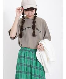 Samansa Mos2 | 【UV加工】スラブロゴTシャツ(Tシャツ/カットソー)