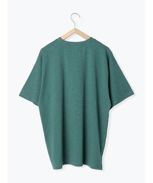 Samansa Mos2（サマンサ モスモス）の「【UV加工】スラブロゴTシャツ（Tシャツ/カットソー・レディース・オフホワイト/オレンジ/グリーン/ベージュ・F）」の15枚目の写真