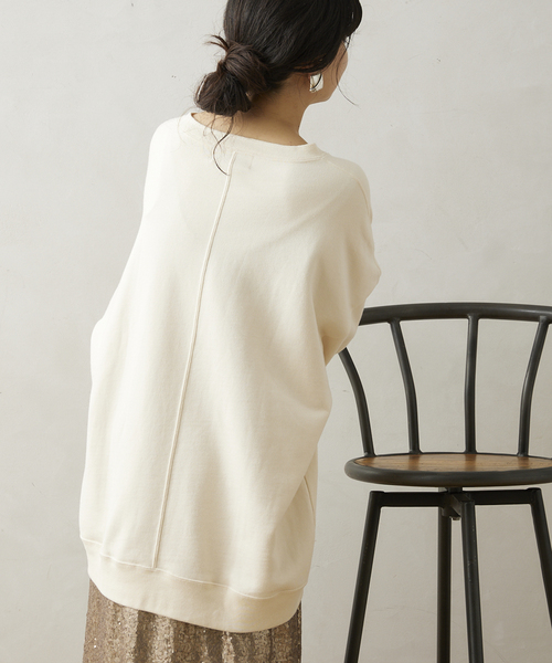 JOURNAL STANDARD relume（ジャーナルスタンダード　レリューム）の「CALIFORNIA UPCYCLE ヘンリーネックスウェット（スウェット・メンズ・ブラック系その他/アイボリー/ライトグレー・LARGE/MEDIUM）」の13枚目の写真