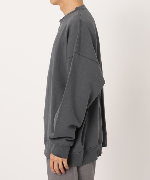 JOURNAL STANDARD relume（ジャーナルスタンダード　レリューム）の「CALIFORNIA UPCYCLE ヘンリーネックスウェット（スウェット・メンズ・ブラック系その他/アイボリー/ライトグレー・LARGE/MEDIUM）」の21枚目の写真