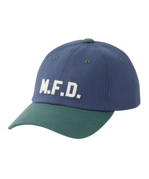 MILKFED.(ミルクフェド)の「M.F.D. BICOLOR CAP(キャップ・レディース・ライトピンク/グリーン/ベージュ/ネイビー・ONE SIZE)」の1枚目の写真