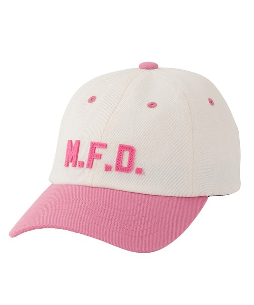 MILKFED.(ミルクフェド)の「M.F.D. BICOLOR CAP(キャップ・レディース・ライトピンク/グリーン/ベージュ/ネイビー・ONE SIZE)」の4枚目の写真