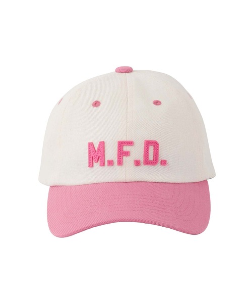 MILKFED.(ミルクフェド)の「M.F.D. BICOLOR CAP(キャップ・レディース・ライトピンク/グリーン/ベージュ/ネイビー・ONE SIZE)」の8枚目の写真