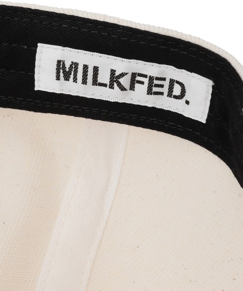 MILKFED.(ミルクフェド)の「M.F.D. BICOLOR CAP(キャップ・レディース・ライトピンク/グリーン/ベージュ/ネイビー・ONE SIZE)」の12枚目の写真