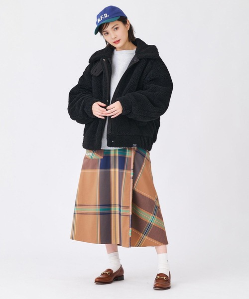 MILKFED.(ミルクフェド)の「M.F.D. BICOLOR CAP(キャップ・レディース・ライトピンク/グリーン/ベージュ/ネイビー・ONE SIZE)」の21枚目の写真