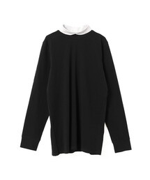 mizuiro ind ラウンドカラーハイネックプルオーバー