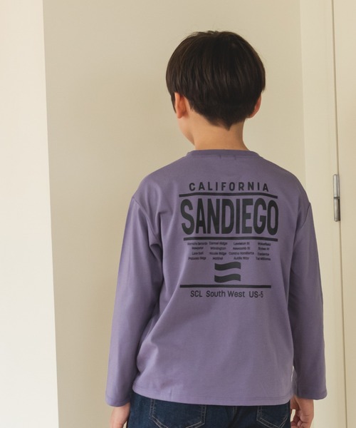 pairmanon（ペアマノン）の「【かぞくおそろい】シンプル ロゴ イラスト グラフィック 長袖 ロンT（Tシャツ/カットソー・キッズ・ベージュ系その他3/テラコッタ/ホワイト系その他/ブラウン系その他/ブルー系その他3/イエロー系その他/ホワイト系その他3/ベージュ系その他/ホワイト系その他2/ベージュ系その他4/ブラック系その他/ミント/ブルー系その他/パープル系その他2/ブラック系その他2/ピンク系その他/ベージュ系その他2/パープル系その他/ブラック系その他3/ブラック系その他5・100/140/120/110/150/90/130/80）」の17枚目の写真