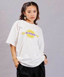 【ムラサキスポーツ別注】X-GIRL/エックスガール ロゴTシャツ クルーネック半袖Tee 105232011038