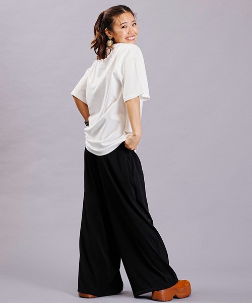 X-girl(エックスガール)の「【ムラサキスポーツ別注】X-GIRL/エックスガール ロゴTシャツ クルーネック半袖Tee 105232011038(Tシャツ/カットソー・レディース・ブラック/ホワイト/ライトパープル・XL/M/L)」の15枚目の写真