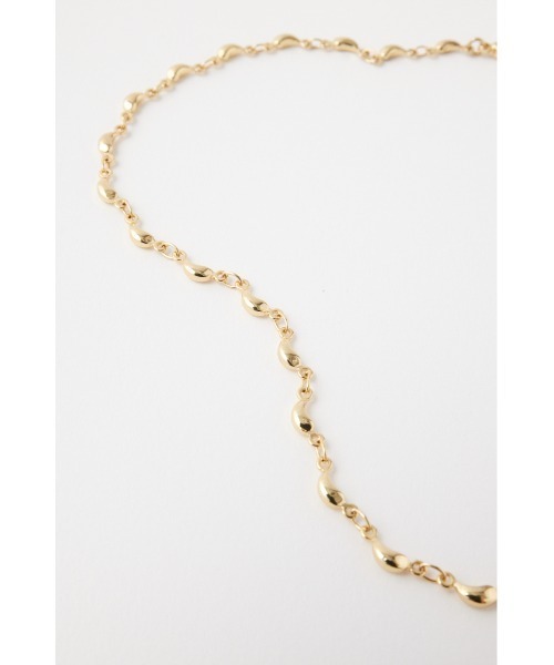 MOUSSY(マウジー)の「GLD PLATING F/LEATHER チョーカー(ネックレス・レディース・ゴールド・FREE)」の6枚目の写真
