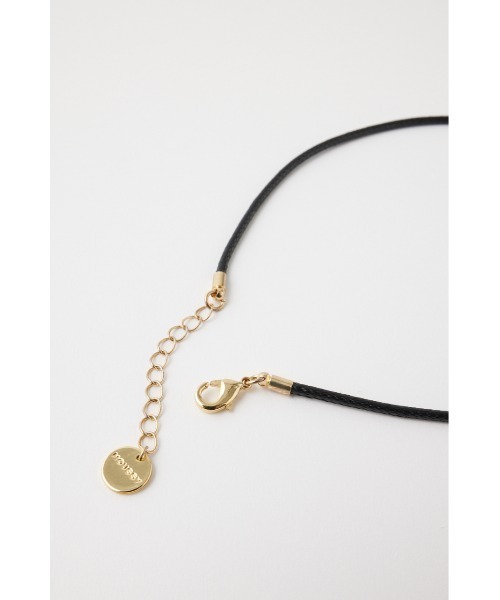 MOUSSY(マウジー)の「GLD PLATING F/LEATHER チョーカー(ネックレス・レディース・ゴールド・FREE)」の9枚目の写真