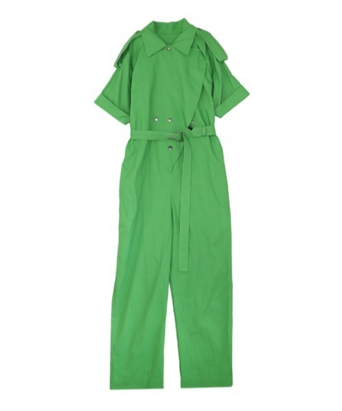 AMAIL（アマイル）の「Ethic perfect funny coverall（つなぎ/オールインワン・レディース・グリーン/ブラック・FREE）」の9枚目の写真