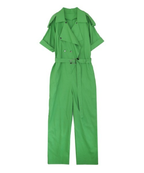 AMAIL（アマイル）の「Ethic perfect funny coverall（つなぎ/オールインワン・レディース・グリーン/ブラック・FREE）」の10枚目の写真