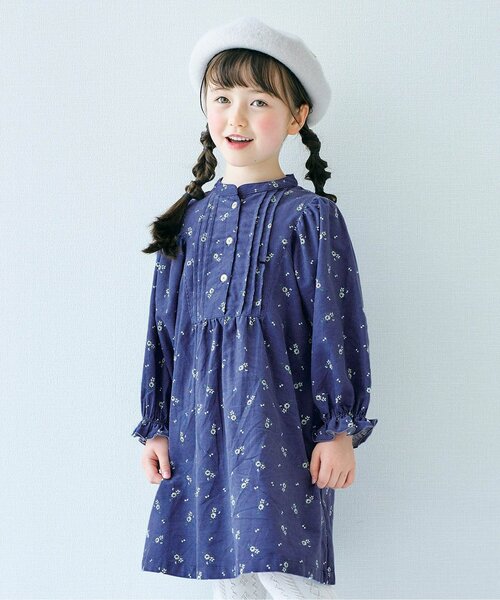 apres les cours(アプレレクール)の「【新色追加/一部リンク可能】まいにちワンピ(ワンピース・キッズ・アイボリー/ラベンダー/ブラック/キナリ/ベージュ/オリーブ/ピンク/ブルー/チェック/レンガ/オフホワイト/サックスブルー/チャコール・90/80/100/120/130/140/110)」の8枚目の写真