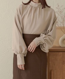 【前後2WAY】ふくれジャガードブラウス/WEB/EC限定商品