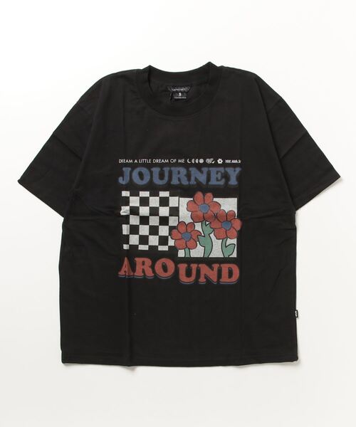 WV PROJECT（ダブリューブイプロジェクト）の「【WV PROJECT】オーバーサイズプリントTシャツ  MJST7657（Tシャツ/カットソー・メンズ・ホワイト/ネイビー/ベージュ/ブラック・M/L/S）」の2枚目の写真