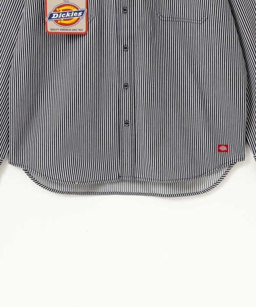 Dickies(ディッキーズ)の「Dickies ディッキーズ ストライプワークシャツ(シャツ/ブラウス・メンズ・ネイビー/アイボリー・M/L/XL)」の7枚目の写真