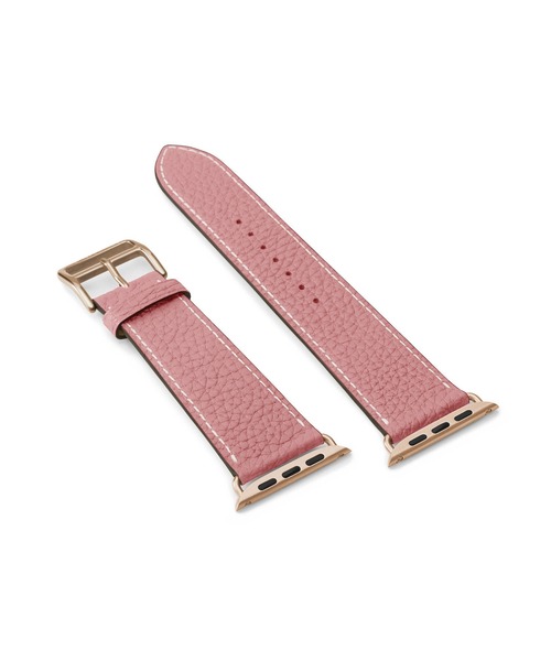 BONAVENTURA(ボナベンチュラ)の「シュリンク Apple Watch レザーバンド【44mm/45mm/46mm/49mm, M/Lサイズ】 (アダプター:ゴールド)(デジタル腕時計・レディース・ブラウン/ベージュ系その他/ブラック/ネイビー/ライトグレー/アイボリー・FREE)」の9枚目の写真