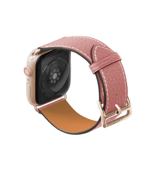 BONAVENTURA(ボナベンチュラ)の「シュリンク Apple Watch レザーバンド【44mm/45mm/46mm/49mm, M/Lサイズ】 (アダプター:ゴールド)(デジタル腕時計・レディース・ブラウン/ベージュ系その他/ブラック/ネイビー/ライトグレー/アイボリー・FREE)」の10枚目の写真