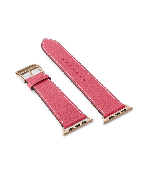 BONAVENTURA(ボナベンチュラ)の「シュリンク Apple Watch レザーバンド【44mm/45mm/46mm/49mm, M/Lサイズ】 (アダプター:ゴールド)(デジタル腕時計・レディース・ブラウン/ベージュ系その他/ブラック/ネイビー/ライトグレー/アイボリー・FREE)」の11枚目の写真