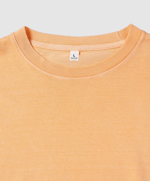 ECOCYCLE(エコサイクル)の「STANDARD TUBULAR SS TEE_PIGMENT(シームレス)(Tシャツ/カットソー・メンズ・イエロー系その他3/オレンジ系その他4/ベージュ系その他2/ブラウン系その他4/その他8/レッド系その他5/その他6/その他7/ブラック系その他2・XS/L/XXL/S/XL/M)」の18枚目の写真
