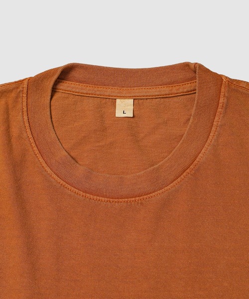 ECOCYCLE(エコサイクル)の「STANDARD TUBULAR SS TEE_PIGMENT(シームレス)(Tシャツ/カットソー・メンズ・イエロー系その他3/オレンジ系その他4/ベージュ系その他2/ブラウン系その他4/その他8/レッド系その他5/その他6/その他7/ブラック系その他2・XS/L/XXL/S/XL/M)」の10枚目の写真