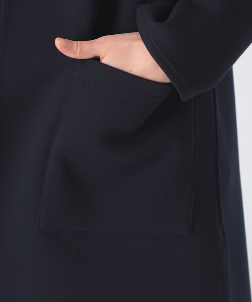 BLUE LABEL CRESTBRIDGE（ブルーレーベルクレストブリッジ）の「クレストブリッジチェックリバーシブルダンボールコーディガン（その他アウター・レディース・ブラウン/ダークネイビー/ブラック・38）」の13枚目の写真