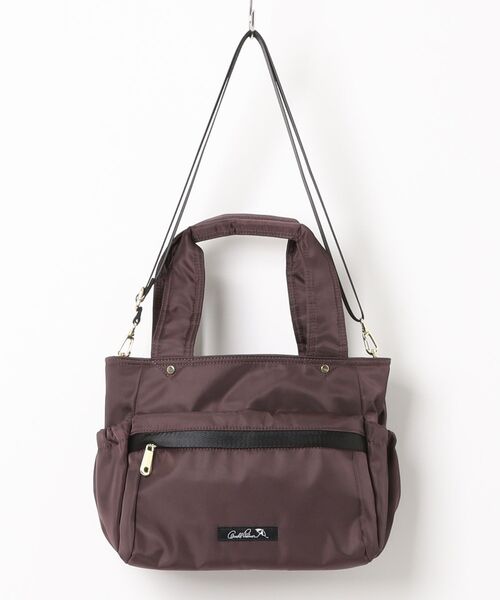 Arnold Palmer(アーノルドパーマー)の「10ポケット ミニトート(トートバッグ・レディース・チャコールグレー/ブラック/ベージュ/ワイン・F)」の4枚目の写真