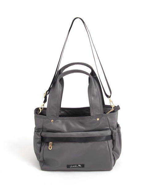 Arnold Palmer(アーノルドパーマー)の「10ポケット ミニトート(トートバッグ・レディース・チャコールグレー/ブラック/ベージュ/ワイン・F)」の2枚目の写真