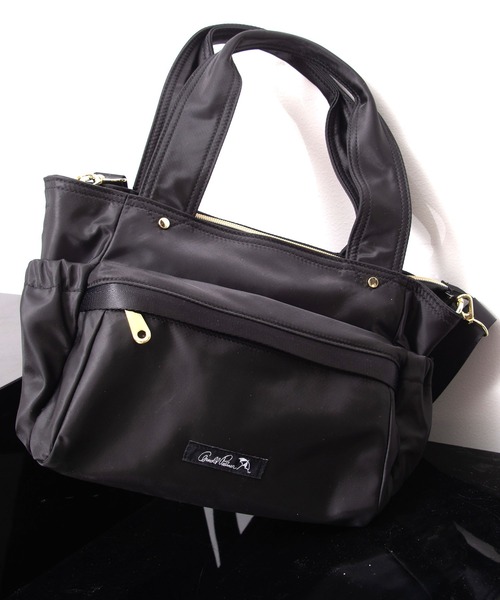 Arnold Palmer(アーノルドパーマー)の「10ポケット ミニトート(トートバッグ・レディース・チャコールグレー/ブラック/ベージュ/ワイン・F)」の14枚目の写真