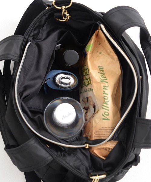 Arnold Palmer(アーノルドパーマー)の「10ポケット ミニトート(トートバッグ・レディース・チャコールグレー/ブラック/ベージュ/ワイン・F)」の11枚目の写真