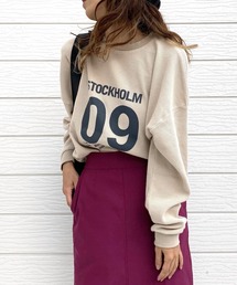 Q | ワッフルボリュームトップス(Tシャツ/カットソー)
