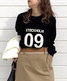 Q | ワッフルボリュームトップス(Tシャツ/カットソー)