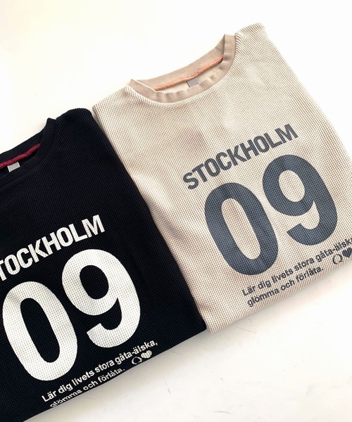 Q（キュー）の「ワッフルボリュームトップス（Tシャツ/カットソー・レディース・ピンク/チャコールグレー/ベージュ/ブラック・MEDIUM）」の15枚目の写真