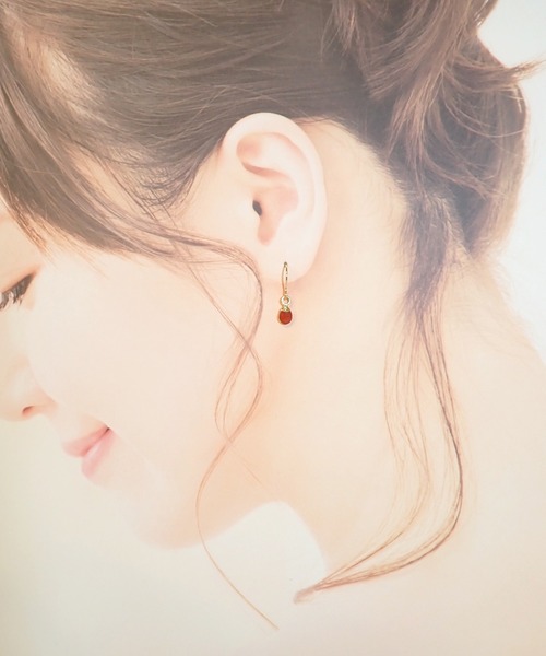 CERCA(チェルカ)の「HaRu*/天然石プチピアス(ピアス(両耳用)・レディース・C/A/B・FREE)」の6枚目の写真
