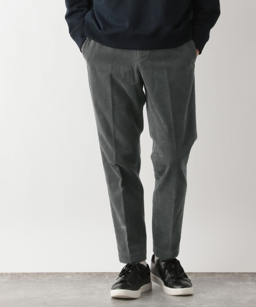 新品 日本製 グレー コーデュロイ スラックス セール】アーバンコーデュロイスラックス/906226（スラックス
