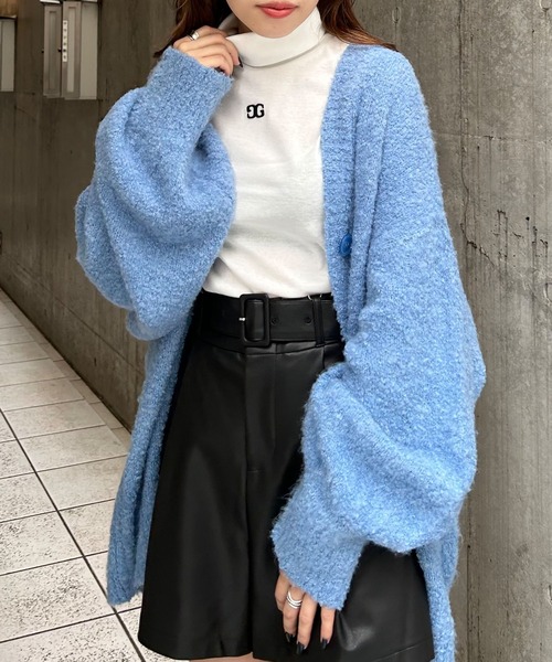 INGNI（イング）の「胸刺しゅうロゴカットタートルトップス（Tシャツ/カットソー・レディース・ブラック/その他/オフホワイト/グレー・M）」の21枚目の写真