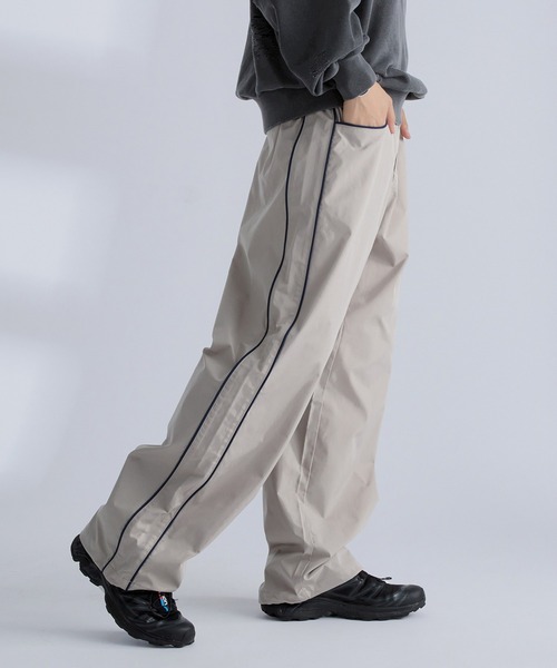 Kijun ラインパンツ UVカット 抗ピリング 速乾 ラインパンツ レディース 送料無料・メール