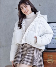 clear | ショート丈中綿ダウン≪2023AW新作≫(MA-1)