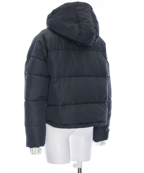 clear（クリア）の「ショート丈中綿ダウン（MA-1・レディース・ブラック/オフホワイト・F）」の5枚目の写真