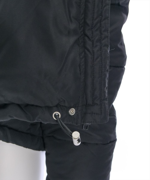 clear（クリア）の「ショート丈中綿ダウン（MA-1・レディース・ブラック/オフホワイト・F）」の14枚目の写真