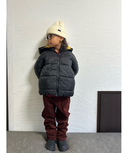Moujonjon(ムージョンジョン)の「ナイロン中綿入りジャケット(ナイロンジャケット・キッズ・ピンク/ブルー/イエロー/ブラック/レッド・110/140/130/120/100/90)」の17枚目の写真